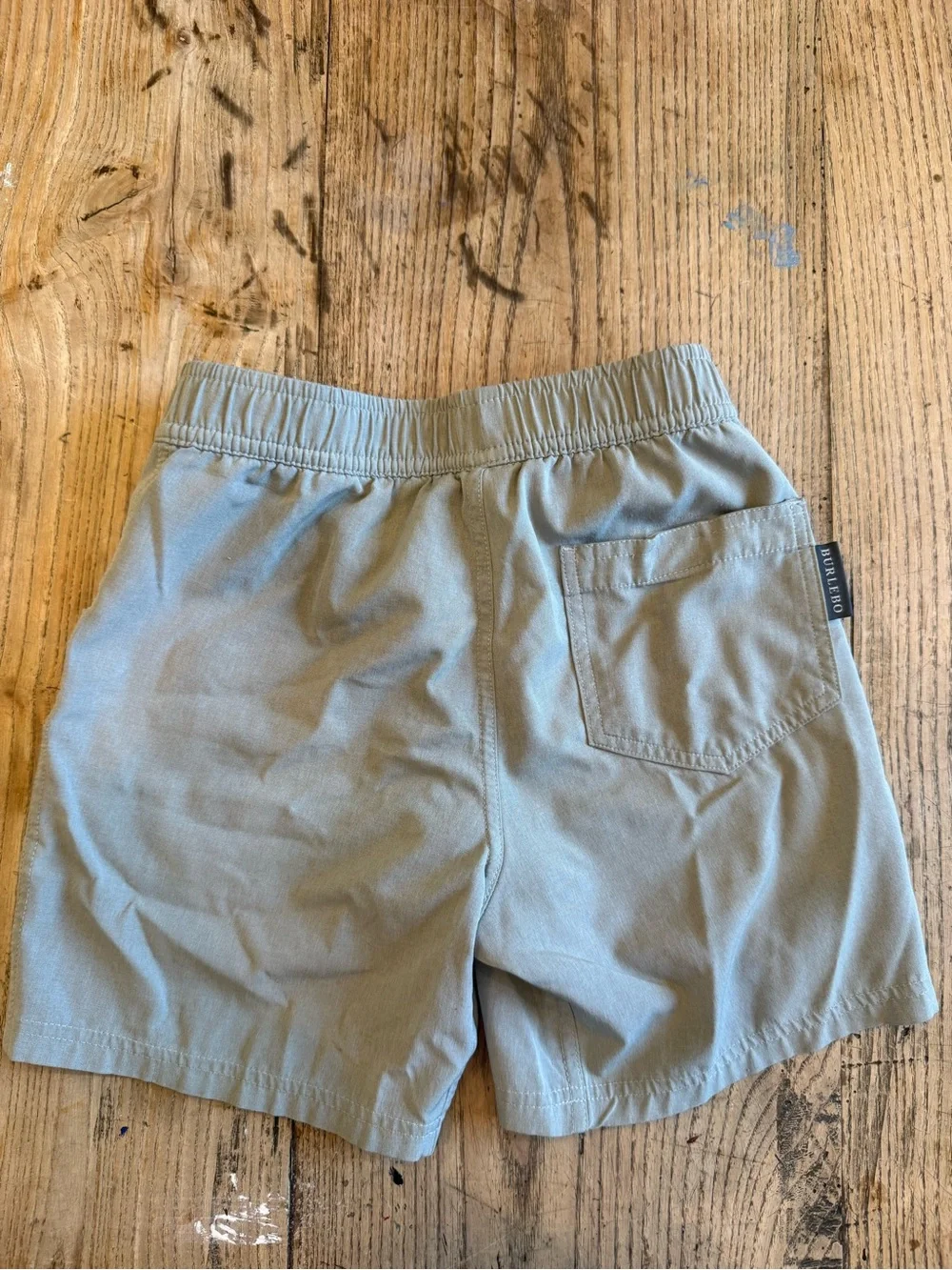 Burlebo Light Gray Kids swim trunk Shorts